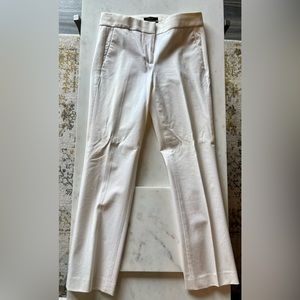 J.Crew Campbell Stretch Ankle Pants White Size 0